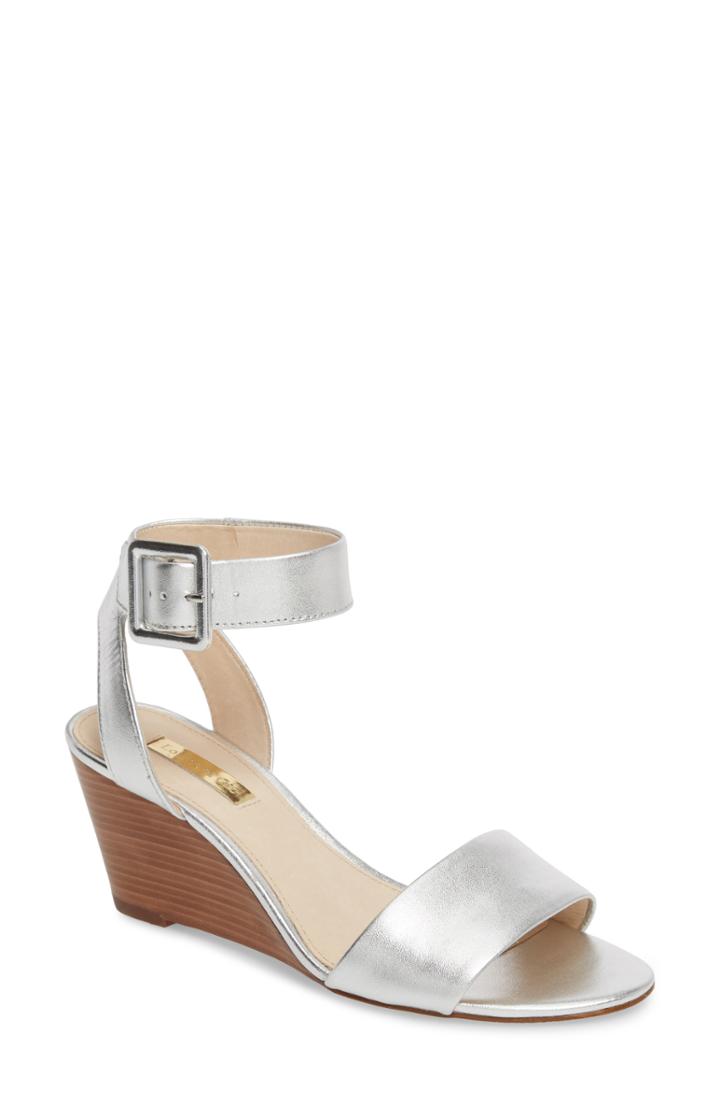Women's Louise Et Cie Punya Wedge Sandal .5 M - Metallic