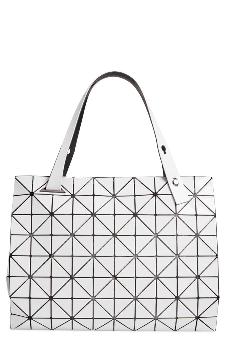 Bao Bao Issey Miyake Carton Prism Tote Bag - White