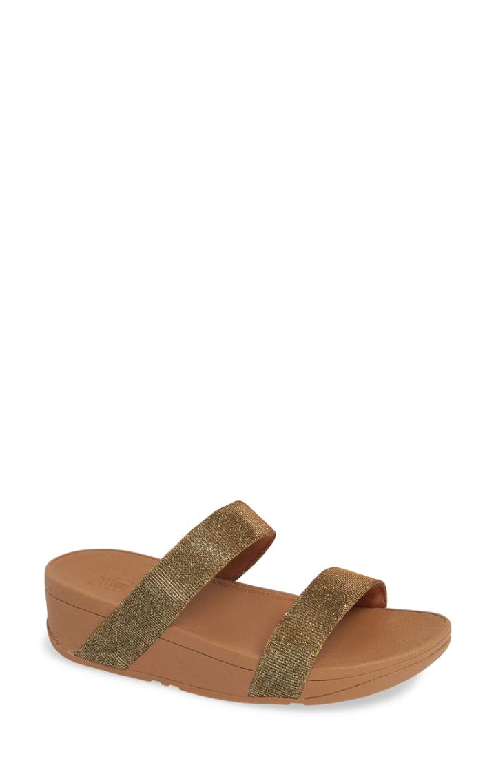 Women's Fitflop Lottie Glitzy Sandal M - Metallic