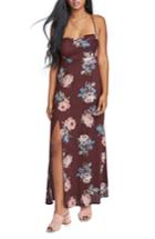 Women's Show Me Your Mumu Chocolate & Ruffles Maxi Dress - Brown