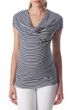 Women's Pietro Brunelli 'ginestra' Cowl Neck Maternity/nursing Tunic