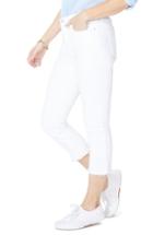 Women's Nydj Release Hem Capri Skinny Jeans - White