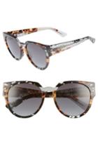 Women's Dior Lady Dior 54mm Special Fit Polarized Cat Eye Sunglasses - Grey/ Black/ Spotted