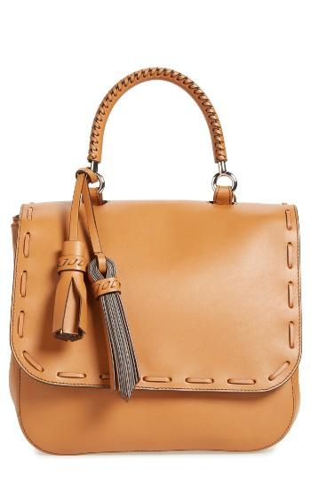 Max Mara Bobag Leather Satchel - Brown