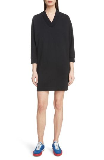 Women's Kenzo Sport Sweatshirt Dress - Black