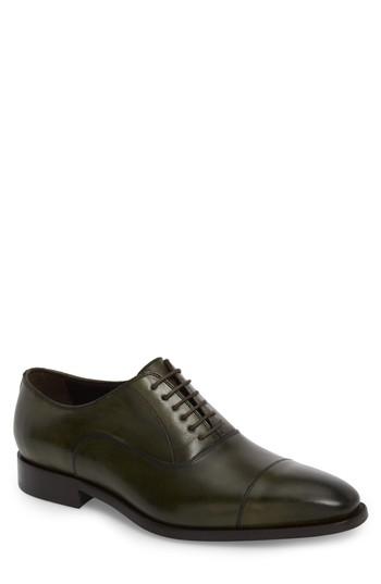 Men's To Boot New York Knoll Cap Toe Oxford .5 M - Green
