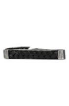 Men's Title Of Work Braided Leather Tie Bar
