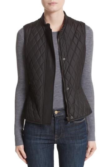 Women's Belstaff Westwell Technical Quilted Vest Us / 38 It - Black