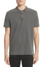 Men's Atm Anthony Thomas Melillo Pique Polo Shirt - Black