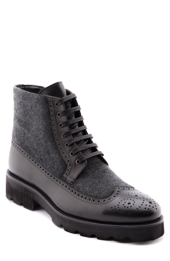 Men's Jared Lang Wayne Wingtip Boot Eu - Black