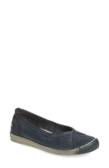 Women's Softinos By Fly London Ilma Flat -9.5us / 40eu - Blue