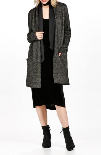 Women's Paige Lorelei Longline Cardigan - Black