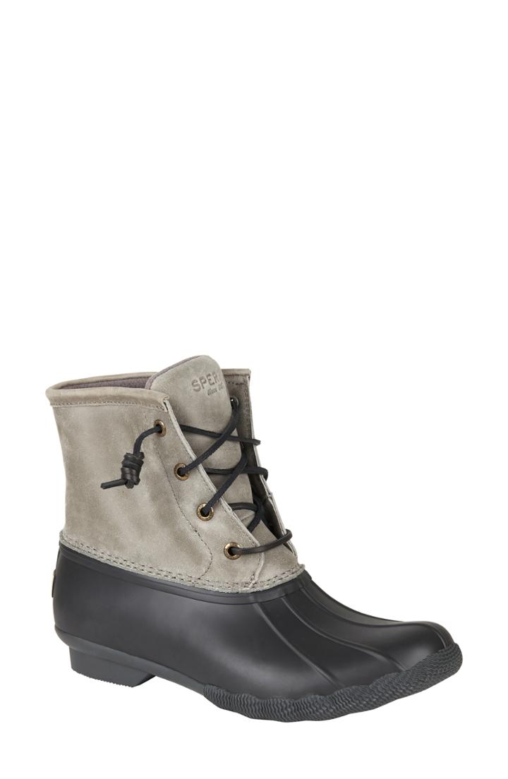 Women's Sperry Saltwater Rain Boot .5 M - Black