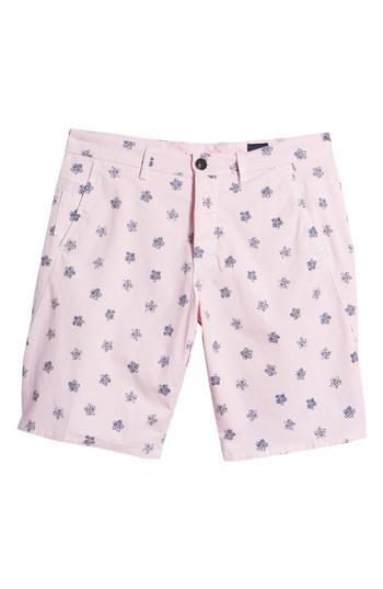 Men's Good Man Brand Monaco Floral Stretch Shorts - Pink