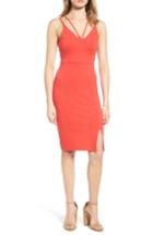 Women's Soprano Strappy Body-con Dress - Coral