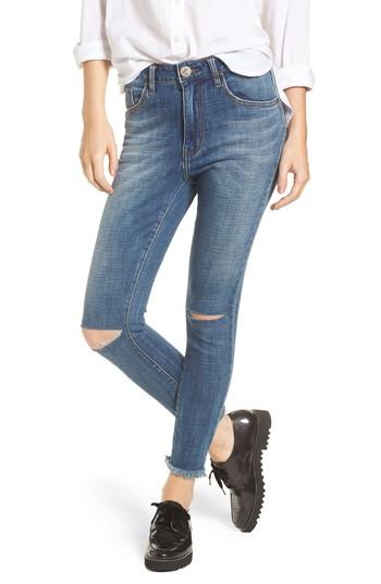 Women's One Teaspoon Freebird Ii Ankle Skinny Jeans - Blue