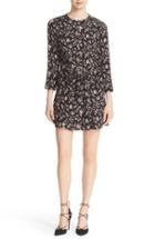 Women's Veronica Beard Stella Tie Waist Print Dress