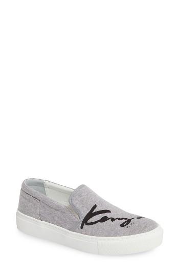 Women's Kenzo K-skate Slip-on Sneaker Us / 37eu - Grey