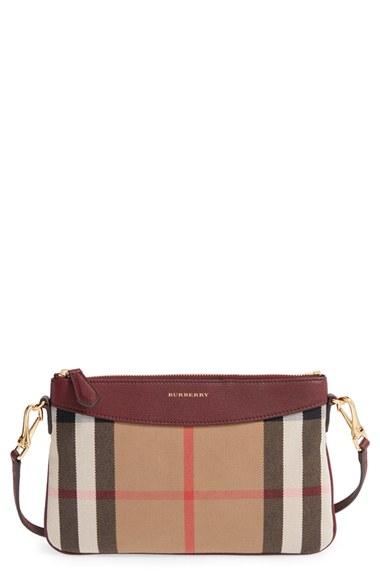 Burberry 'peyton - House Check' Crossbody Bag - Green