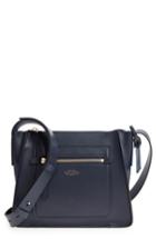 Smythson Bond Leather Crossbody Bag - Blue