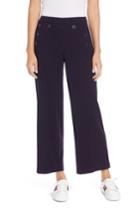Women's 1901 Button Detail Dot Crop Pants (similar To 16w) - Blue
