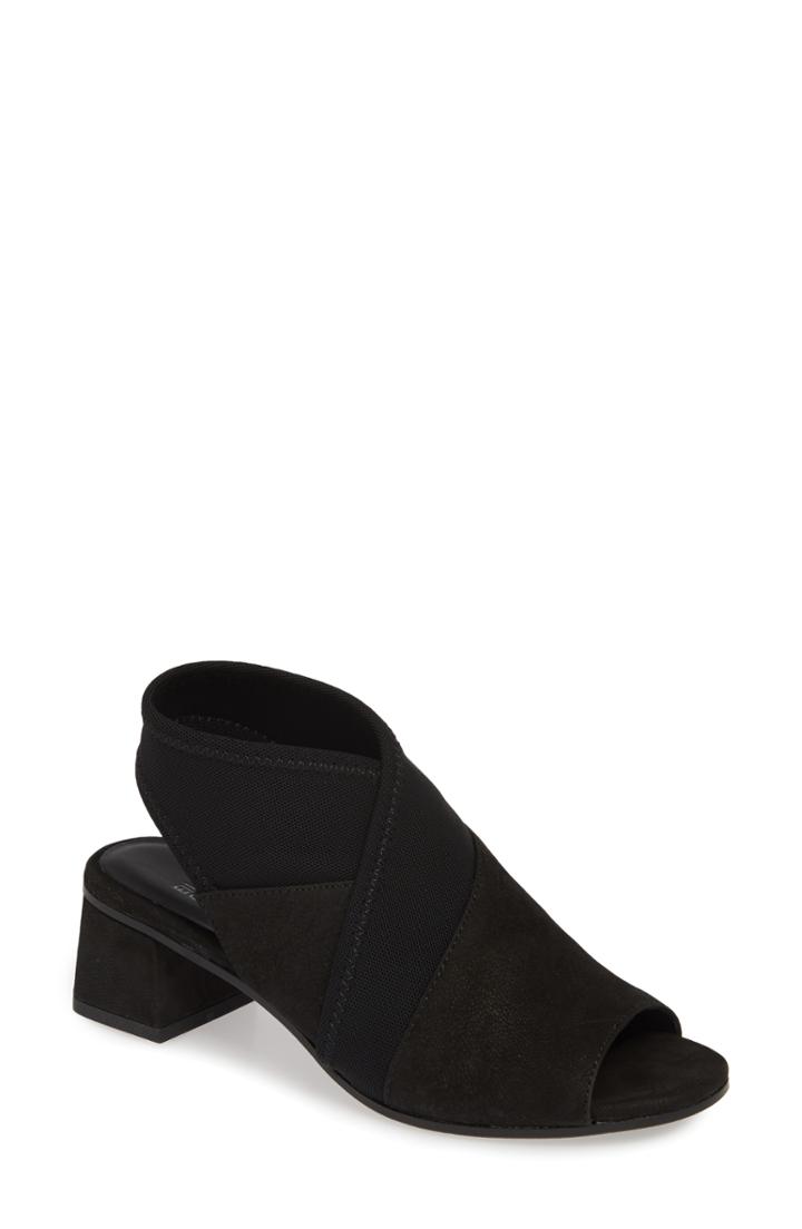 Women's Eileen Fisher Luca Sandal M - Black