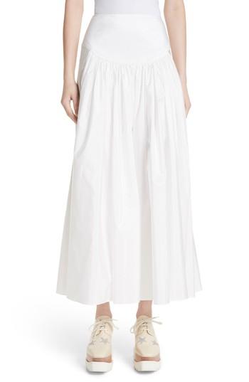 Women's Stella Mccartney Taffeta Maxi Skirt Us / 40 It - White