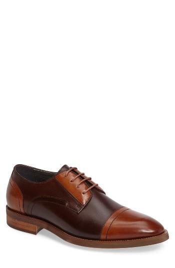 Men's Zanzara Cap Toe Derby M - Brown