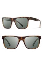 Men's Shwood Monroe 55mm Polarized Sunglasses - Brindle/ Elm/ G15pol