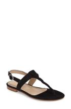 Women's Johnston & Murphy Holly Twisted T-strap Sandal M - Black
