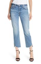 Women's Grlfrnd Tatum Curved Step Hem Jeans - Blue