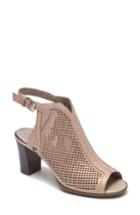Women's Rockport Total Motion Luxe Perforated Sandal M - Grey