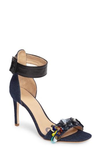 Women's Bill Blass Sylvie Sandal M - Blue