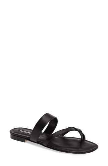 Women's Manolo Blahnik Slide Sandal .5us / 36.5eu - Black
