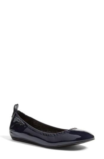 Women's Lanvin Smooth Leather Ballet Flat Us / 37eu - Blue