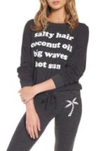 Women's Dream Scene Salty Hair Sweatshirt - Black