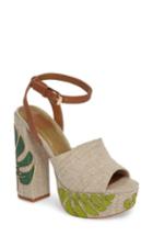Women's Dolce Vita Lando Platform Sandal M - Green