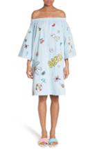 Women's Mira Mikati Off The Shoulder Embroidered Dress