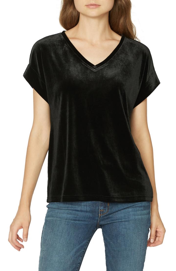 Women's Sanctuary Holly Stretch Velvet Tee