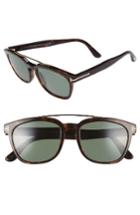 Men's Tom Ford Holt 54mm Polarized Sunglasses - Dark Havana/ Green
