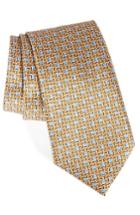 Men's Ermenegildo Zegna Chevron Silk Tie, Size - Yellow