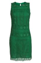 Petite Women's Vince Camuto Lace Sheath Dress P - Green