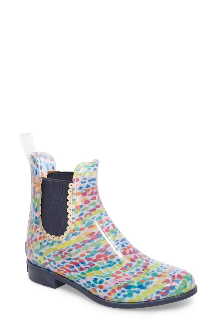Women's Jack Rogers Sallie Chelsea Waterproof Rain Waterproof Bootie M - Blue/green