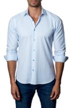Men's Jared Lang Stripe Sport Shirt - Blue