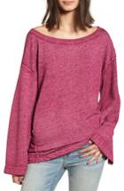 Women's Treasure & Bond Bell Sleeve Sweatshirt - Purple