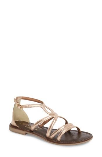 Women's Coconuts By Matisse Palm Beach Metallic Sandal M - Pink