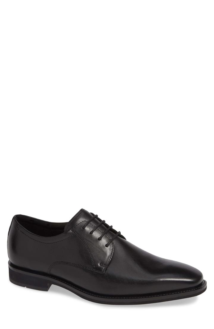 Men's Ecco Calcan Plain Toe Derby -8.5us / 42eu - Black