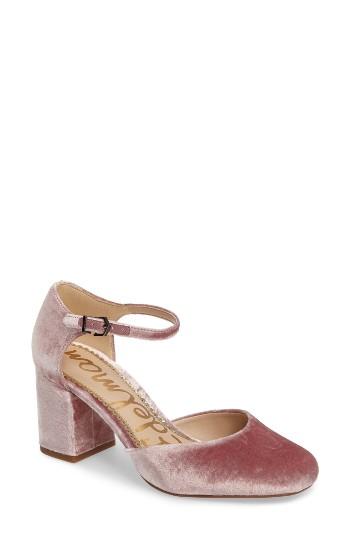 Women's Sam Edelman Clover Pump .5 M - Pink