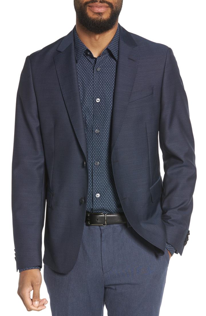 Men's Boss Nobis Trim Fit Wool Blazer