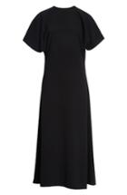 Women's J.w.anderson Cap Sleeve Maxi Dress Us / 12 Uk - Black
